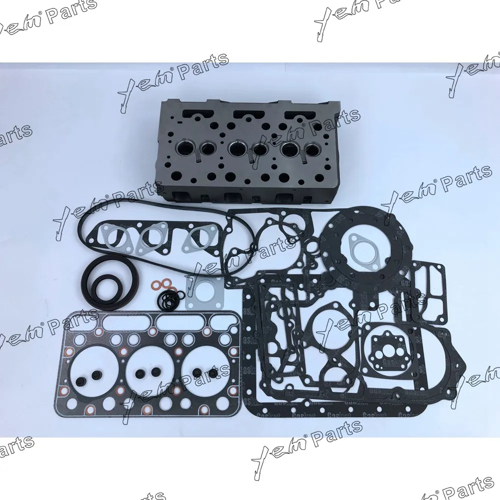 

New China 3 Cylinders Diesel Engine Part D1462 Cylinder Head Assy with gasket set For Kubota Engine