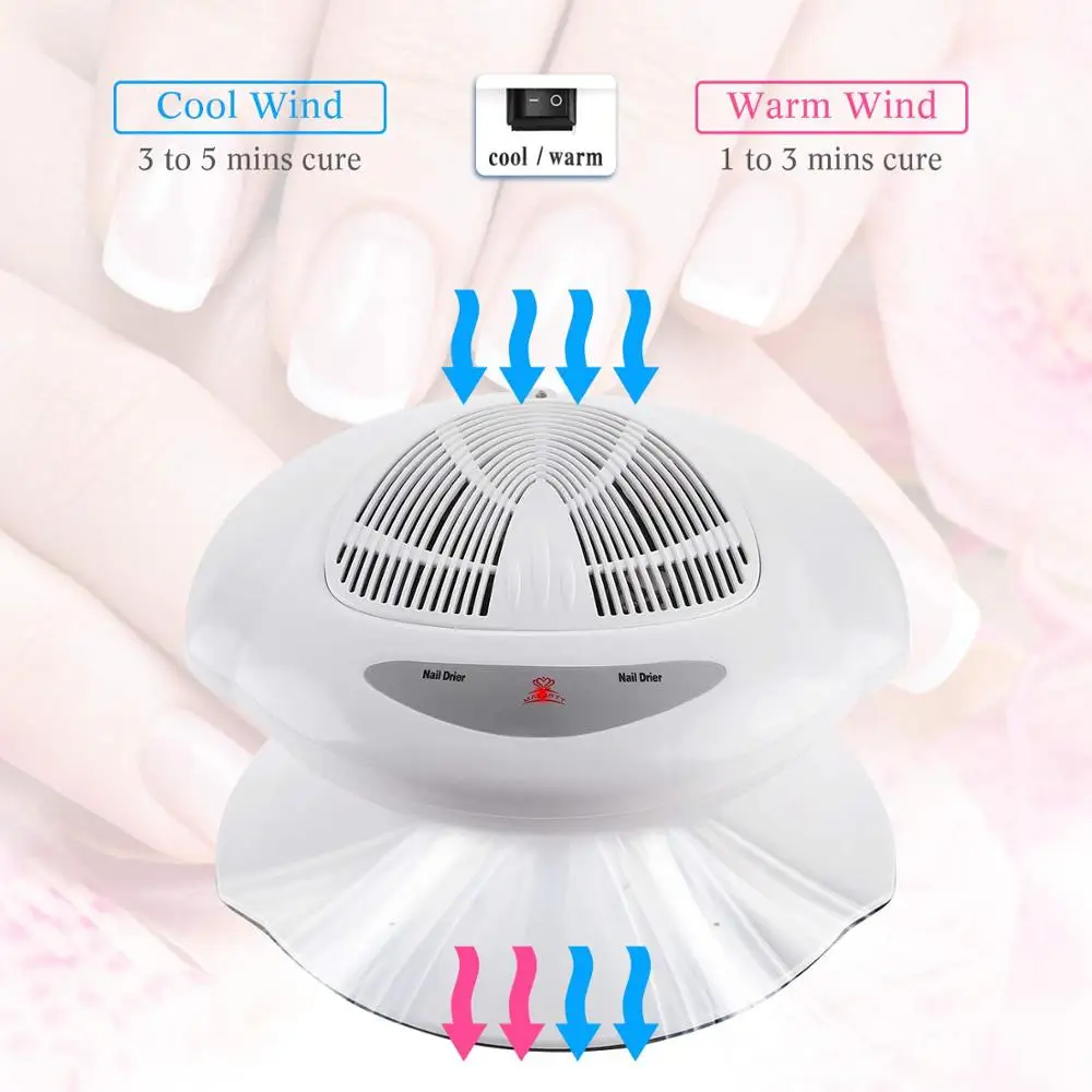Сушилка для ногтей Makartt Air 400 Вт рук и ног|nail polish dryer fan|polish dryernail |