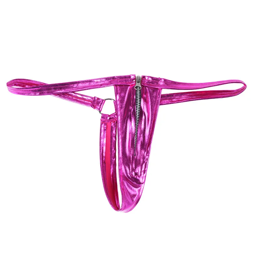 

2017 New Fashion Sexy Women Thong Panties G-string Underwear Shiny Ladies Underpants Sexy Women Lingerie Patent Leather G-string