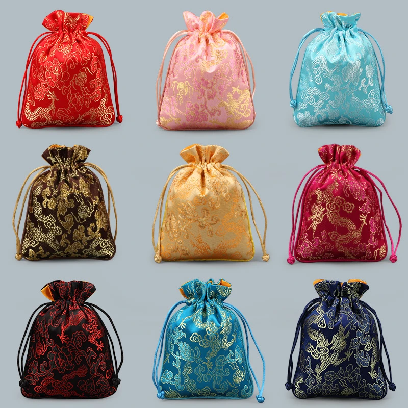 10 Stücke Weihnachten Handtasche Geschenk Süßigkeiten Lagerung dekorative Tasche 