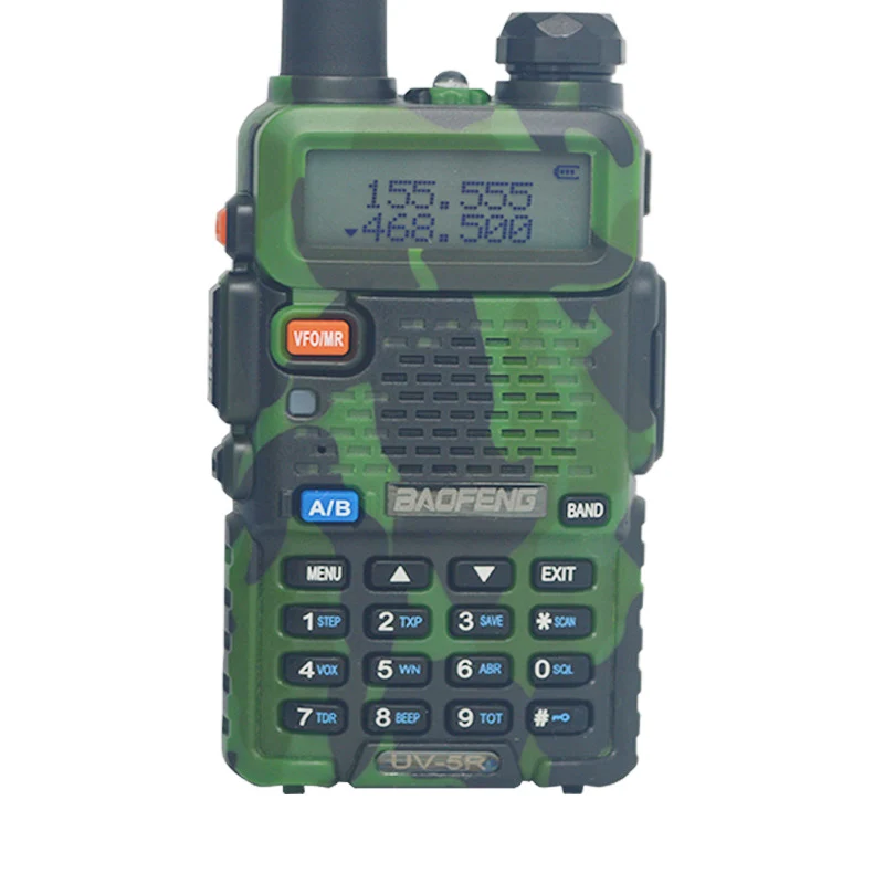 Baofeng UV-5R двухканальные рации двухсторонний коммуникатор трансивер FM UV5r VHF UHF портативный pofung UV 5R Охота CB Ham радиостанции - Цвет: camouflage 5R