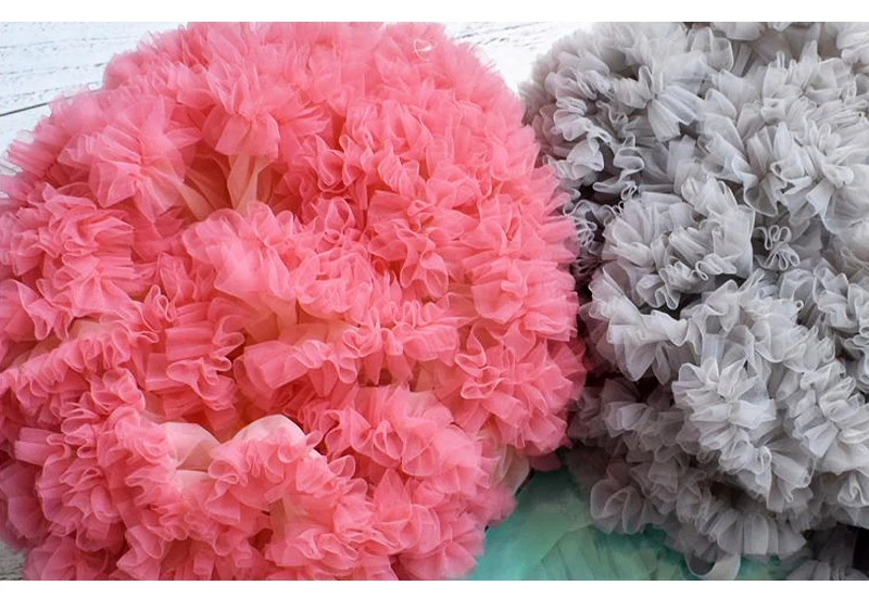 Saias de Balé Bailarina para Roupas de Festa de Dança Vestido de Tule Baby Meninas Lace Saia Tutu Fofo Pettiskirt Crianças Princesa Menina New 10 Pettiskirt Crianças Saias de Balé Bailarina Para