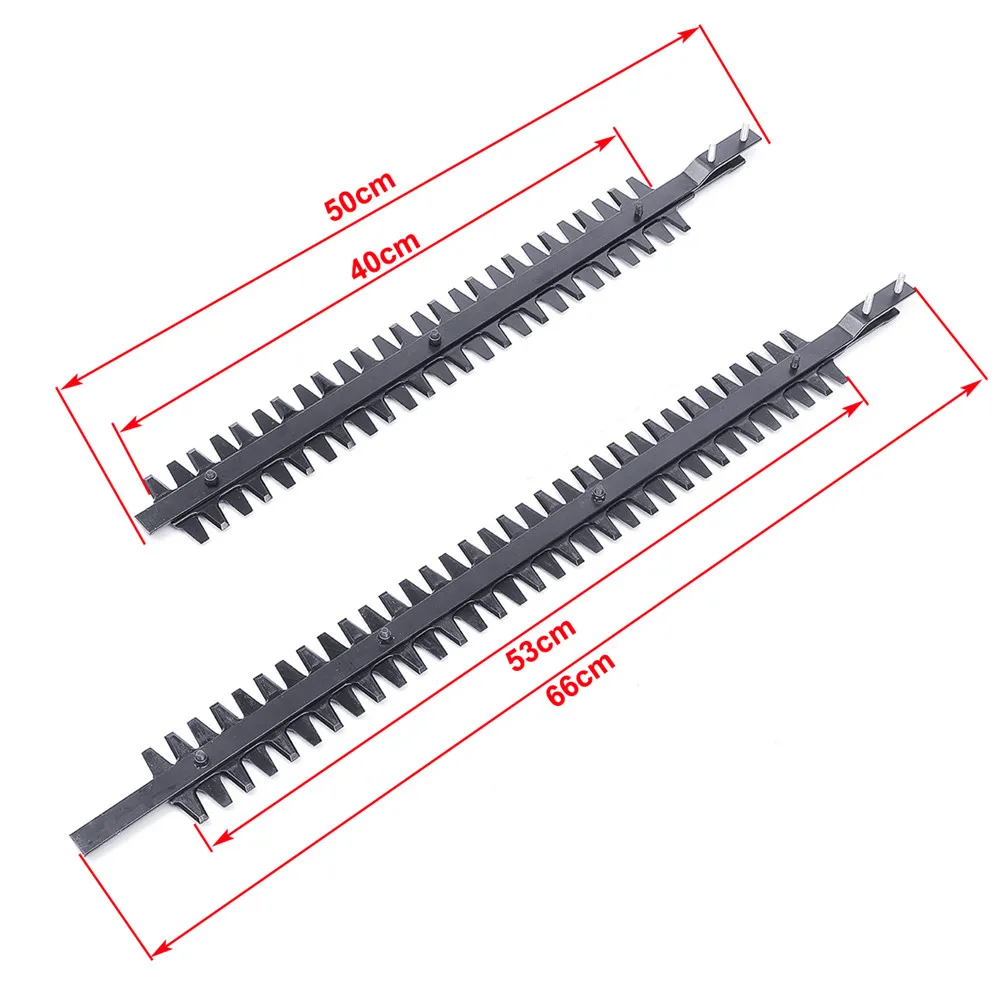 Триммер для изгороди с зубьями, ножницы с высокой веткой, резак, верхние и нижние лезвия, кустовая головка, триммеры для травы, 15 дюймов, 20 дюймов