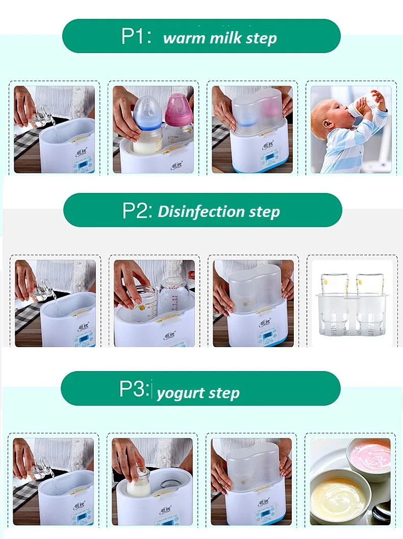 Стерилизатор для кормления детей, подогреватель для бутылочек, подогреватель детского питания, Теплый Универсальный стерилизатор для бутылочек, без молока, 220 В, электрический подогреватель молока