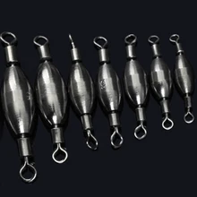 10 шт./компл. медное грузило прокатки аксессуары для поводка Рыбалка Sea морской противовес снасти оснастки кольцо рок форма тыквы гибкие