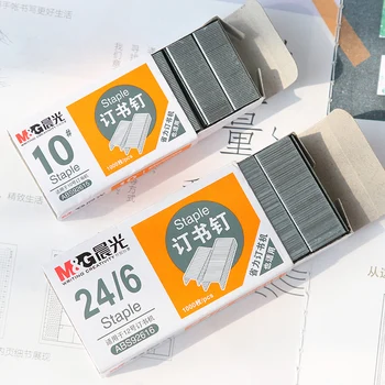 

1000 pcs No.10 staples silver color also available for No.12 staples office stationary grapadora staples