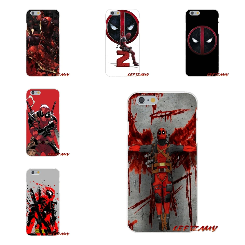 Superhero Deadpool DC Comics For iPhone X 4 4S 5 5S 5C SE 6 6S 7 8 Plus Accessories Phone Shell Covers | Мобильные телефоны и