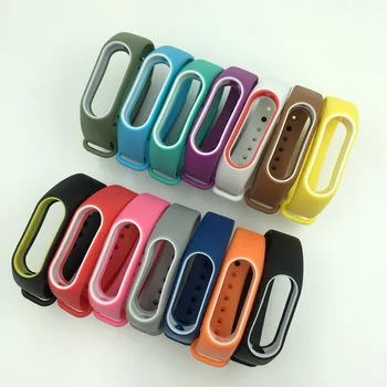 

10Pcs For Xiaomi Mi Band 2 Straps Replacing Smart Bracelet Accessories For xiaomi Mi band 2 Bracelet Strap Mi 2 Silicone Straps