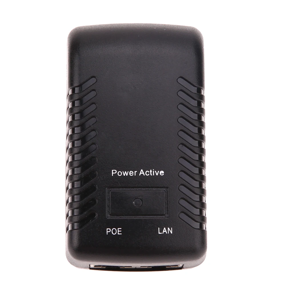  EU Plug 48V 0.5A 24W POE Injector Ethernet Adapter Wall Plug for IP camera Ethernet CCTV POE adapte - 32810886100