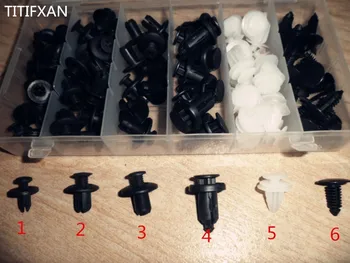 

TITIFXAN Universal Auto Door Panels Bumper Cover Fender Automotive Fasteners Plastic Fastener Clip Set Auto Fasteners For Cars