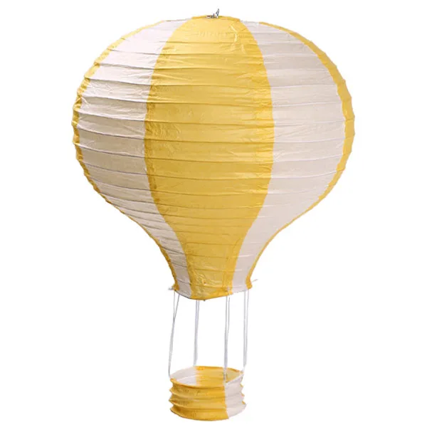 LHBL 16" 40cm Rainbow Hot Air Balloon Paper Lantern Kids Birthday Party