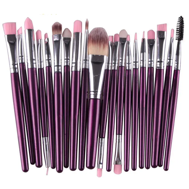 

20pcs/set Makeup Brushes Pro Blending Eyeshadow Powder Foundation Eyes Eyebrow Lip Eyeliner Make up Brush Cosmetic Tool