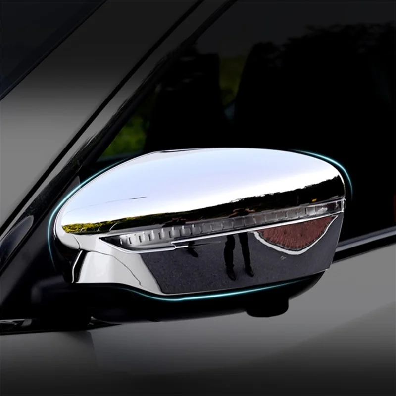 For Nissan Qashqai J11 2014 2015 2016 2017 2018 ABS Chrome Side Wing Door Rearview Mirror Cover Trim Car Styling Accessories | Автомобили