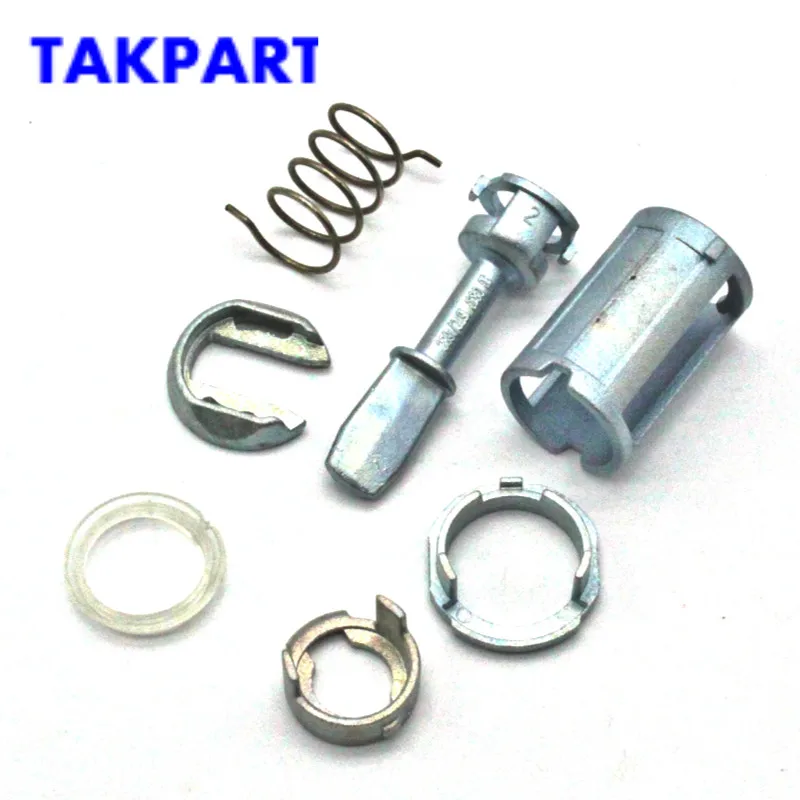 

TAKPART Door Lock Cylinder Barrel Repair Kit Set For VW Mk4 Golf 4 Bora Front Right Left
