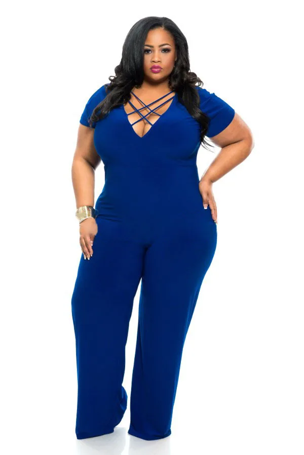 2 piece jumpsuit plus size