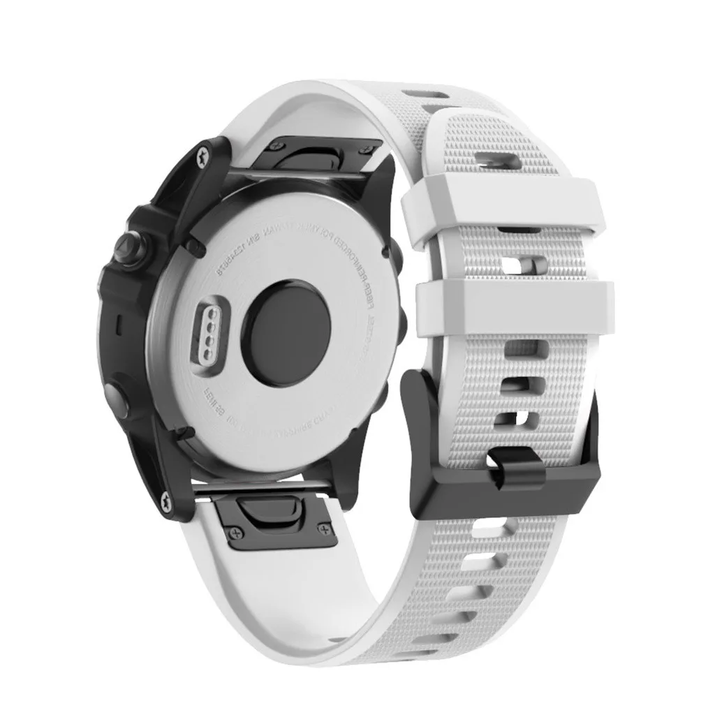 Ремешок силиконовый для наручных часов Garmin Fenix 5X Plus быстросъемный|Ремешки часов| |