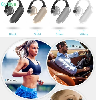 

wireless bluetooth headphones earbuds stereo headset earphones Bluetooth V4.0 With Mic For iphone samsung smartphones 10pcs