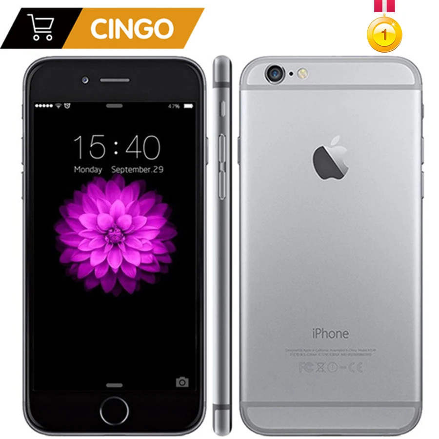 مقفلة الأصلي أبل فون 6 زائد 16/64/128 GB ROM 1 GB RAM IOS ثنائي النواة 8MP /بكسل 4G LTE تستخدم الهاتف المحمول مقفلة الأصلي أبل فون 6 زائد 16/64/128 GB ROM 1 GB RAM IOS ثنائي النواة 8MP /بكسل 4G LTE تستخدم الهاتف المحمول