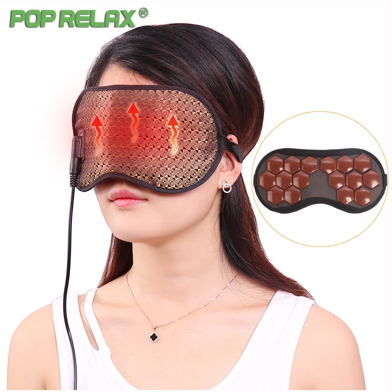 Pop Relax Korea Tourmaline Germanium Thermal Eye Mask Health Electric