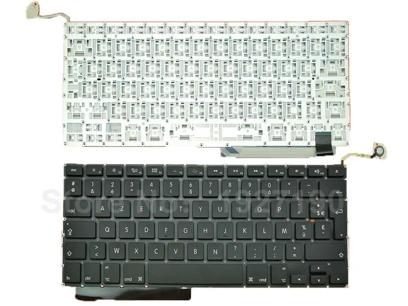 FR French Keyboard Laptop for APPLE Macbook Pro A1286 BLACK(for backlit