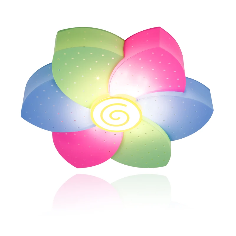 

Children's room kindergarten Children lamp LED ceiling light flower colorful cartoon lovely creative Bedroom hone lighing ZA