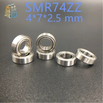 

20pcs/Lot MR74ZZ MR74 ZZ 4x7x2.5mm Thin Wall Deep Groove Ball Bearing Mini Ball Bearing Miniature Bearing Brand New