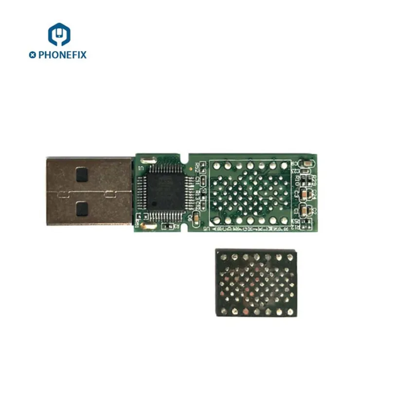 PHONEFIX DIY U диск USB 2,0 LGA70 Hynix NAND Flash Skhynix ENAND Flash для iPhone 6S 6SP 7 7P PCIE NAND большая быстрая скорость U диск - Цвет: double-sided