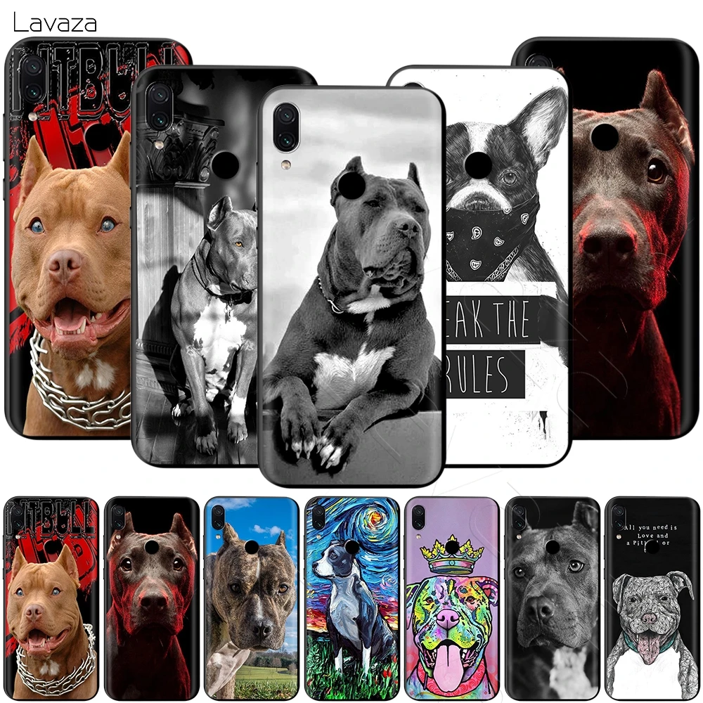 

Lavaza Pit Bull Lovely Pet Dog Pitbull Case for Xiaomi 9T Pro CC9 A3 Redmi K20 7A for Huawei Honor 20 9X P20 Lite Nova 5i Y9
