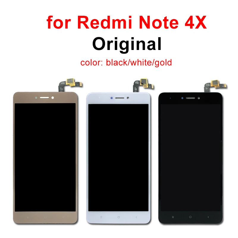 

Original LCD for Redmi Note 4X LCD Display with Frame Touch Screen Digitizer Assembly Replace for Xiaomi Redmi Note 4X LCD
