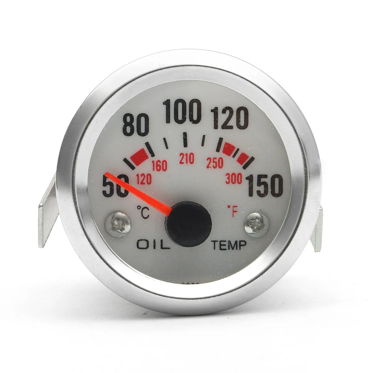 Universal New 2 Inch 52mm New Chrome Rim Electrical Car Oil Temp Gauge