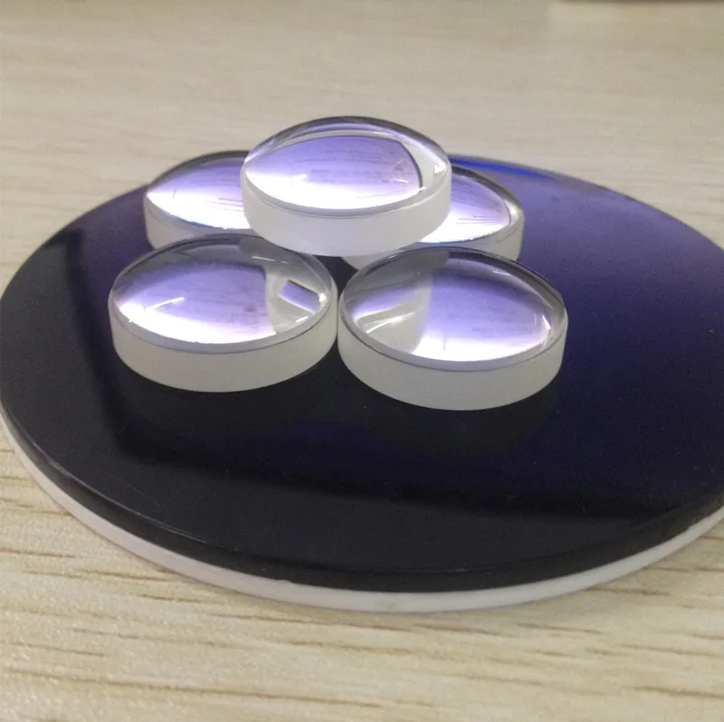 

5PCS Educational Optical Glass Doublet Plano Convex Glass Lens Decoration Glass