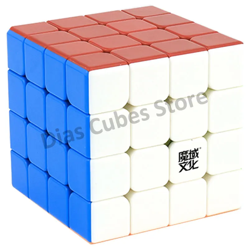 stickerless Подлинный Moyu Aosu GTS M 62mm 4x4 SpeedCube черный/невидимый Волшебный Куб Магнитная версия Куб Головоломка Развивающие специальные игрушки - Цвет: stickerless