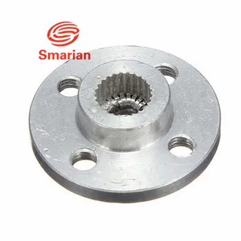

Official Smarian 20PCS Metal Steering Gear Disc Stent 25T Metal Horn MG995 MG996r Bracket Servo Disk for Robot Accessory Part To