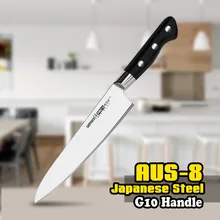 SP-0085 8 Zoll Kochmesser AUS-8 Japanischen Edelstahl G10 Schneiden Küche Klinge Schneiden