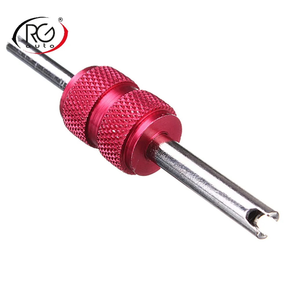 10pcs Double Sides Auto Truck AC Tire Tyre Valve Dual End R134a Bore Valve Stem Core Remover Core Wrench Spanner Repair Tool