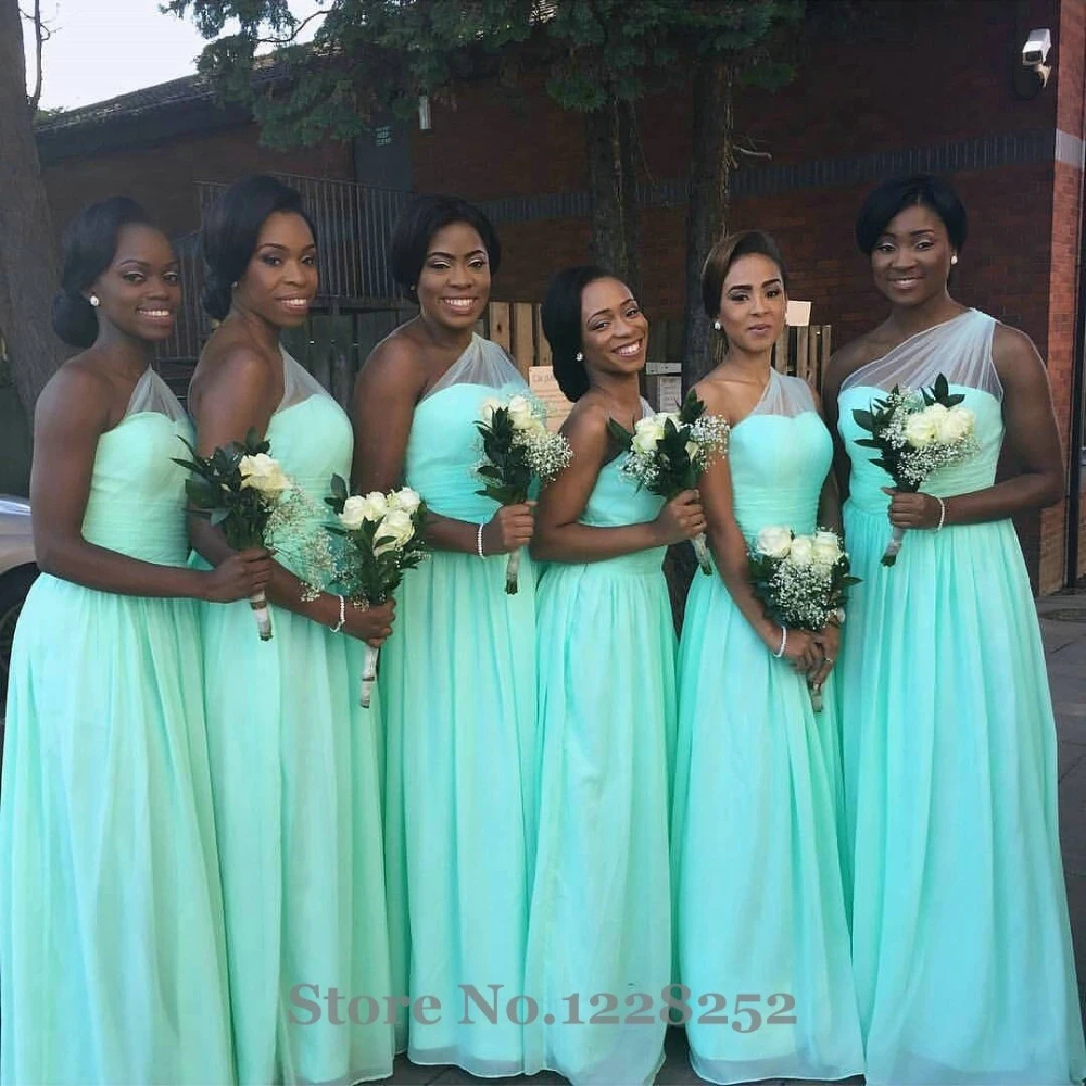 Newest Mint Green Bridesmaid Dress One ...