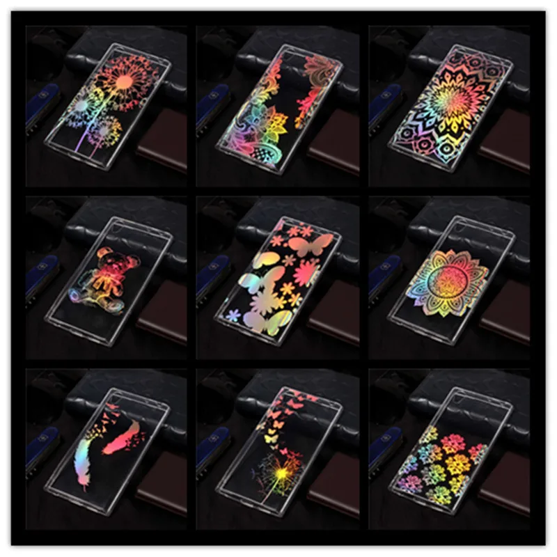 

Soft Clear laser TPU Case For Sony Xperia L1 L2 cover For Sony L1 G3311 L2 H3311 H3321 H4311 Back Cover For Sony Xperia L1 coque