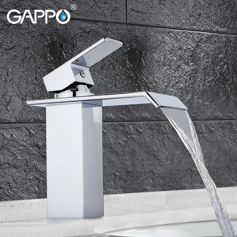 

GAPPO Basin Faucet bathroom tap waterfall bathroom mixer sink faucet rainfall water mixer Wall Mounted Faucets taps