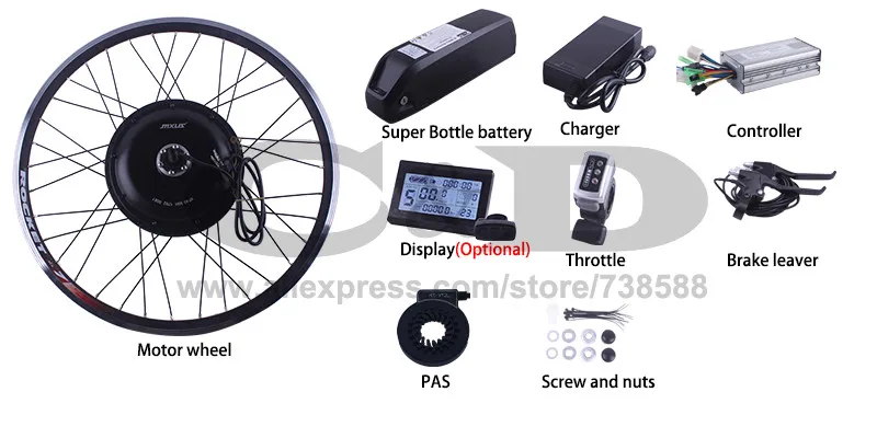 Excellent 1000W 48V 52 13AH 17AH E-bike Electric Bike Conversion kit XF39 XF40 30H Driect Drive Motor MXUS Hailong Battery LCD freehub 3 Excellent 1000W 48V 52 13AH 17AH E-bike Electric Bike Conversion kit XF39 XF40 30H Driect Drive Motor MXUS Hailong Battery LCD freehub 3