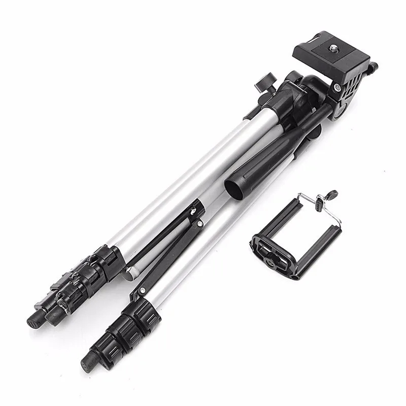 Universal Portable Tripod 4 Sections Tripod Phone Holder For Smartphone For Canon For Sony For Nikon