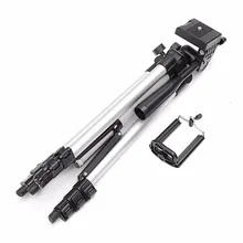 Buy online Universal Portable Tripod 4 Sections Tripod+Phone Holder For Smartphone For Canon For Sony For Nikon Compact Camera