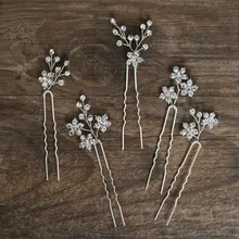 Блестящая шпилька для волос с горным хрусталем повязка на голову набор простые золотые волосы лоза свадебная прическа аксессуары