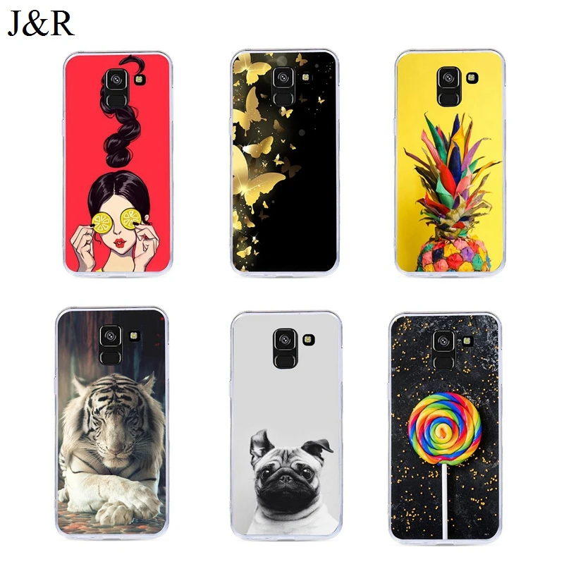 Phone Case For Samsung Galaxy A8 2018 A530 A530F silicone Cover For Samsung A8 Plus 2018 A730 A730F Clear Case