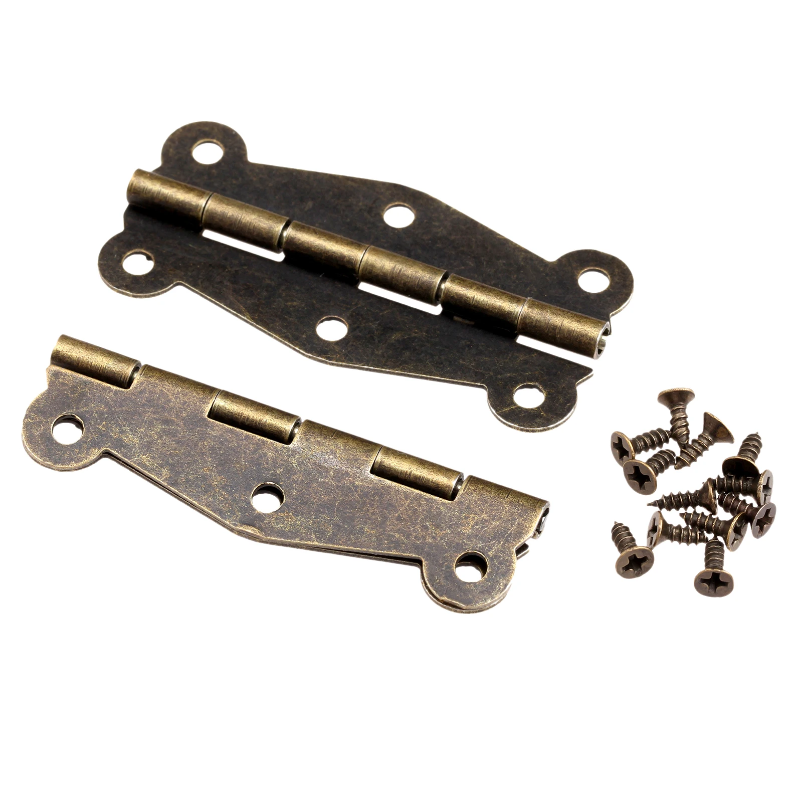 Dreld 2pc Antique Cabinet Door Hinge Furniture Fittings Small Wood
