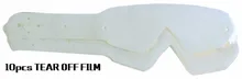 (10 unids/lote) Películas Para Carreras de motocross Gafas de Motocicleta Gafas de corte Profesional