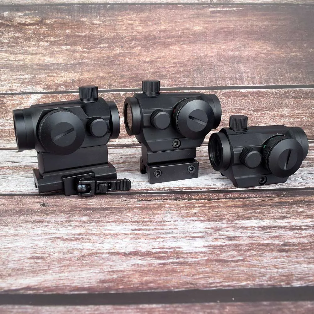 

Hunting Optics Tactical Mini 1X22 Red Green Dot Sight 5 models brightness adjustment Riflescope Scope Reflex Lens
