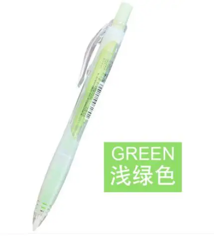 AryaArte KOKUYO 0,5 мм милые красочные пластиковые автоматические механические карандашные свинцовые держатели школьные канцелярские принадлежности - Цвет: Светло-зеленый
