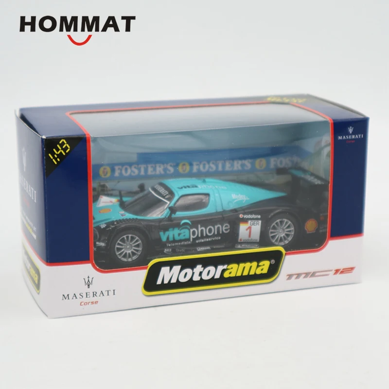 Гоночный автомобиль hommate 1:43 Maserati MC12 имитация металлического сплава игрушечных