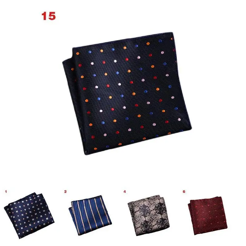 Men’s Pocket Square Stylish Floral Pattern Wedding Party Business Handkerchief