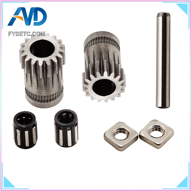 Клонированный Btech Dual Gears DIY Prusa i3 стальные блоки Kit экструзионное колесо для MK2/MK3